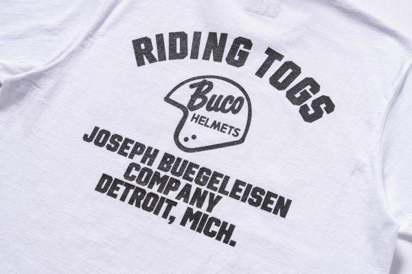 ザ リアルマッコイズ BC24004 BUCO TEE / RIDING TOGS ブコ T