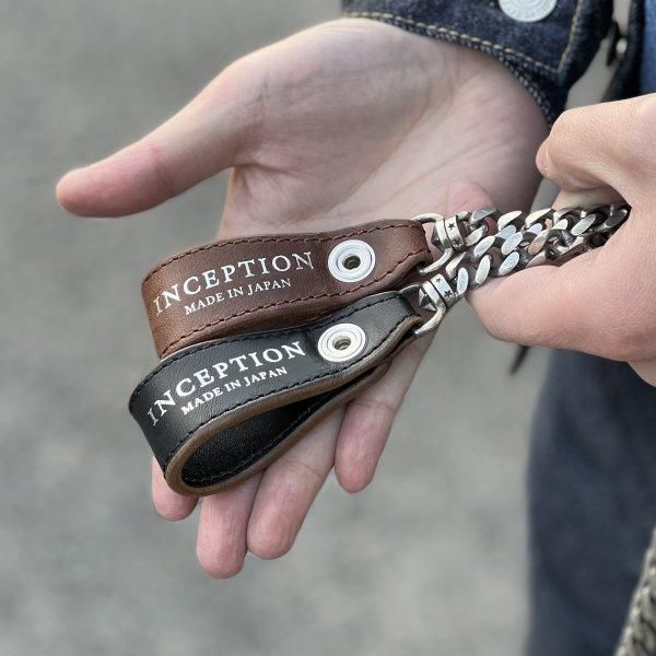 インセプション IPC-09 HORSE BUTT LEATHER BRASS CHAIN SILVER