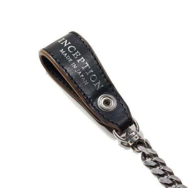 インセプション IPC-09 HORSE BUTT LEATHER BRASS CHAIN SILVER