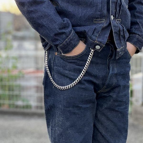 インセプション IPC-09 HORSE BUTT LEATHER BRASS CHAIN SILVER