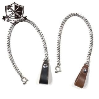 󥻥ץ IPC-09 HORSE BUTT LEATHER BRASS CHAIN SILVER PLATING åȥ ۡХåȥ֥饹 INCEPTION