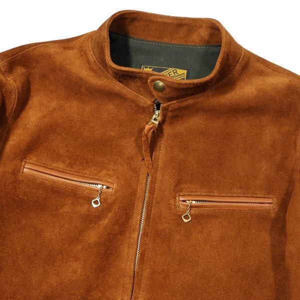 ワイツーレザー TR-64 STEER SUEDE SINGLE RIDERS ステア