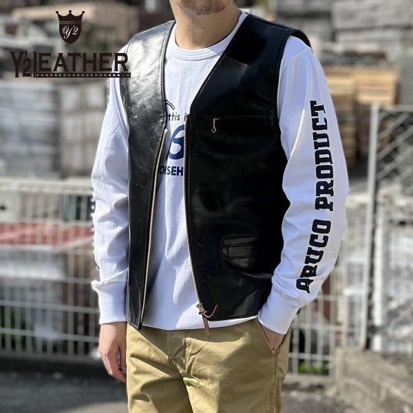 ワイツーレザー PV-05 VINTAGE HORSE LIGHT ZIP VEST ワイツーレザー PV-05 VINTAGE HORSE LIGHT ZIP VEST