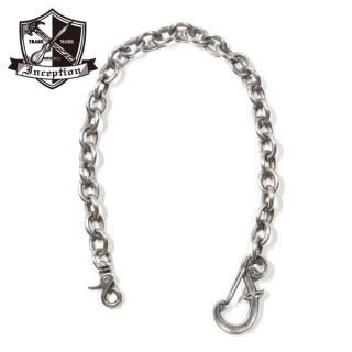 󥻥ץ IPC-10 F-HOLE KARABINER WALLET CHAIN/ SILVER PRATING åȥ ֥饹 INCEPTION