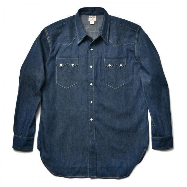 ザ リアルマッコイズ MS22003 DENIM WESTERN SHIRT / SAWTOOTH ザ リアルマッコイズ MS22003 DENIM WESTERN SHIRT / SAWTOOTH