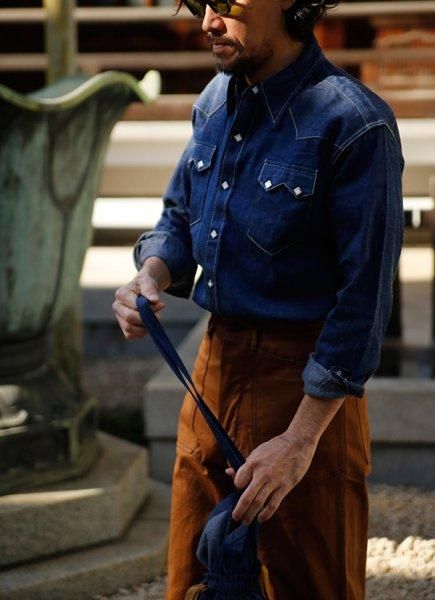 ザ リアルマッコイズ MS22003 DENIM WESTERN SHIRT / SAWTOOTH ザ リアルマッコイズ MS22003 DENIM WESTERN SHIRT / SAWTOOTH