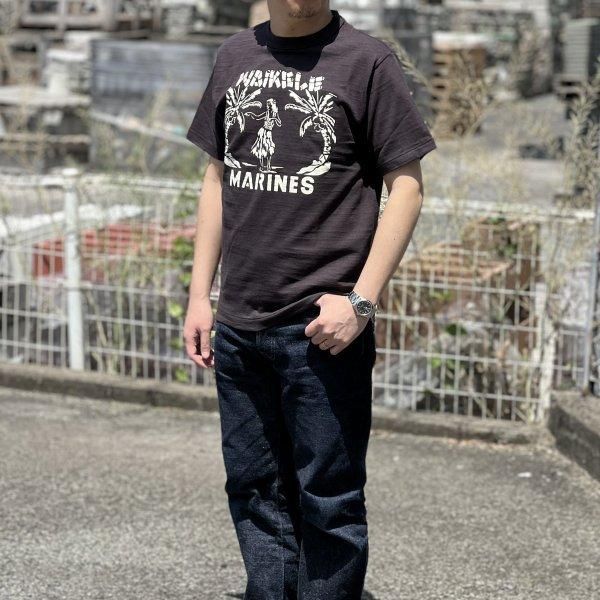 ネコポス送料200円]ウエアハウス 4601 WAIKELE プリントTシャツ