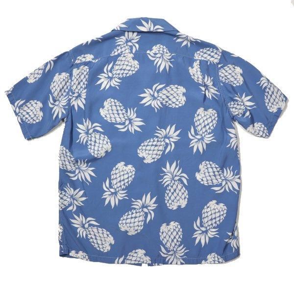 CUSHMAN クッシュマン　 半袖アロハシャツ　PINEAPPLE サイズL CUSHMAN クッシュマン パイナップルウォバッシュシャツ アロハ