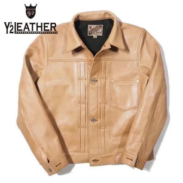 Y'2LEATHER PERSIMMON TANNIN DYED HORSE KB-140-T | CELLULOID Y'2LEATHER PERSIMMON TANNIN DYED HORSE KB-140-T | CELLULOID