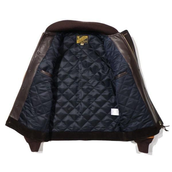ジャケット・アウター Y'2 LEATHER STEER ROUGHOUT/STEER OIL RIB ワイツーレザー TB-136 STEER SUEDE×STEER OIL RIB JKT ステア