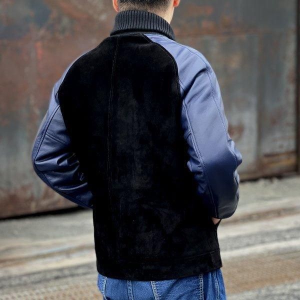 ワイツーレザー TB-136 STEER SUEDE×STEER OIL RIB JKT ステア