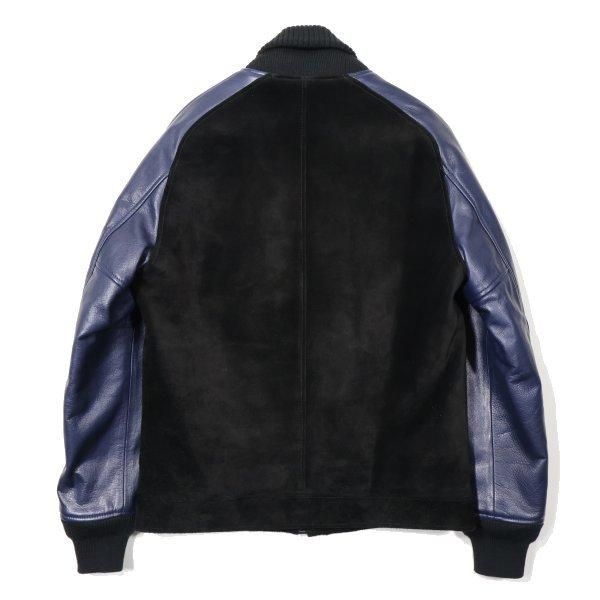 ワイツーレザー STEER SUEDE×STEER OIL RIB JKT ワイツーレザー TB-136 STEER SUEDE×STEER OIL RIB JKT ステアスエード