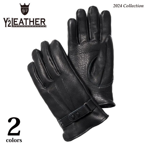 予約商品]ワイツーレザー YG-03 DEER SKIN LONG GLOVES ディアスキン ロンググローブ 鹿革 手袋 Y'2LEATHER  2024年新作 - セルロイド CELLULOID