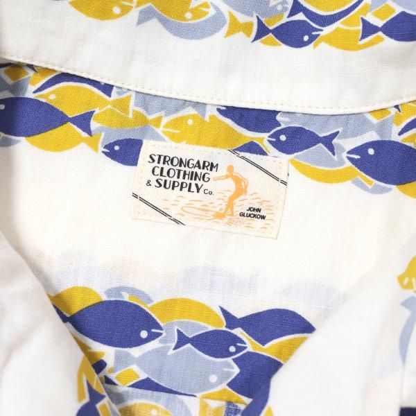 ジョングラッコー Lot JG-18 Sailfish Shirt ジョングラッコー ウエアハウス JG-18 School of Fish Shirt