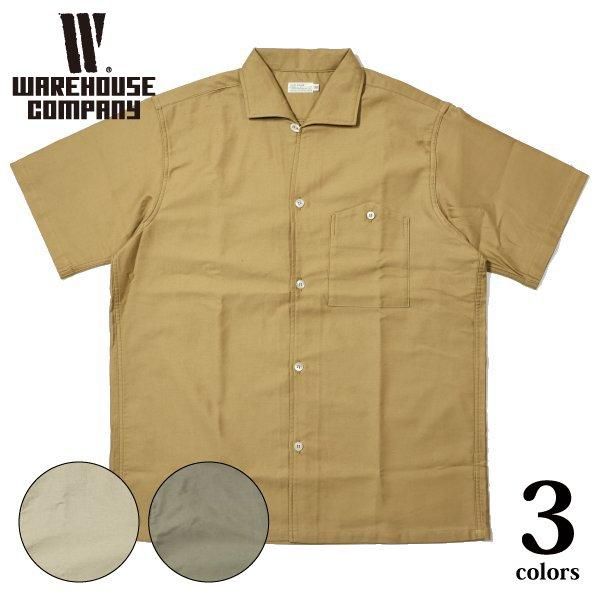 ウエアハウス 3091 S/S OPEN COLLAR SHIRTS オープンカラー ウエアハウス 3091 S/S OPEN COLLAR SHIRTS オープンカラー