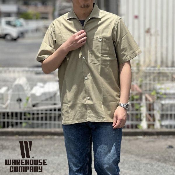ウエアハウス 3091 S/S OPEN COLLAR SHIRTS オープンカラー
