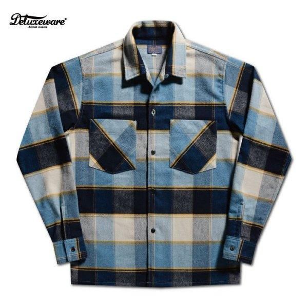 ジョーマッコイ ウール ストライプ オープンカラー シャツ (15) 【公式