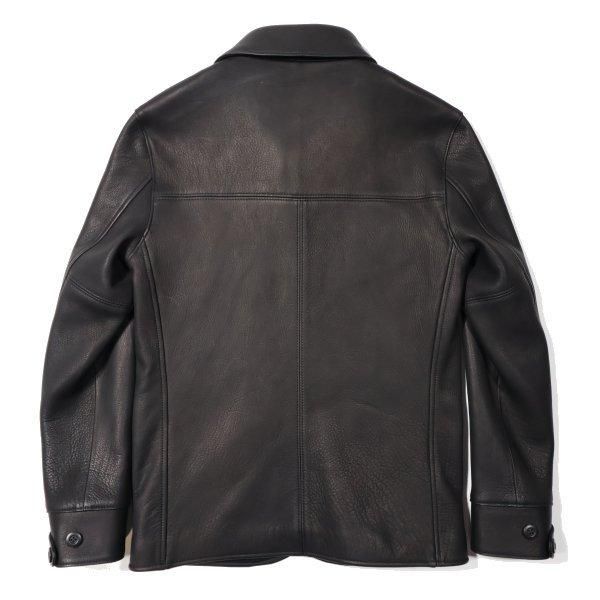 ワイツーレザー DC-76-C DEER SKIN ROUNDED HEM CAR COAT ディア ワイツーレザー DC-76-C DEER SKIN ROUNDED HEM CAR COAT ディア