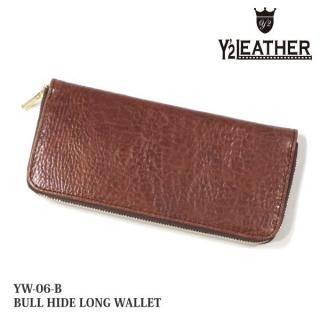 磻ġ쥶 YW-06-B BULL HIDE LONG WALLET ֥ϥ 󥰥å Ĺ Y'2LEATHER 2024ǯ