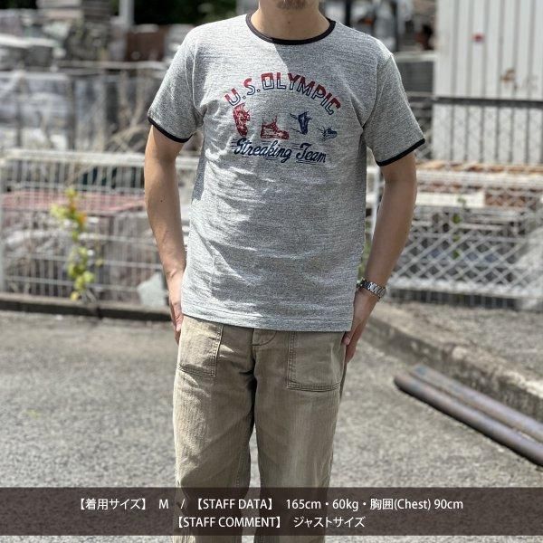 ネコポス送料200円]ウエアハウス Lot 4059 リンガーTシャツ