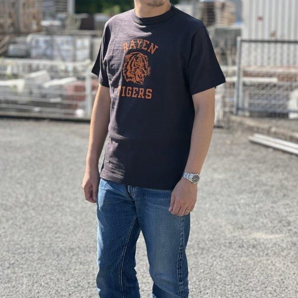 ネコポス送料200円]ウエアハウス 4601 RAYEN プリントTシャツ