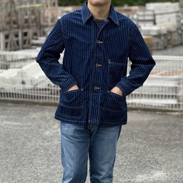 フルカウント 2015-11 INDIGO WABASH CORDUROY CHORE JACKET