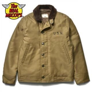  ꥢޥå MJ22115 N-1 DECK JACKET (KHAKI) / STENCIL ǥå㥱å ƥ󥷥 THE REAL McCOY'S 2024ǯ