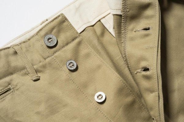 ザ リアルマッコイズ MP23102 TROUSERS, COTTON, KHAKI, 1941