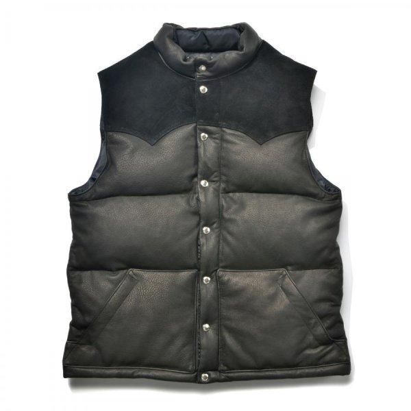ザ リアルマッコイズ MJ22119 DEERSKIN DOWN VEST ディアスキン ザ リアルマッコイズ MJ22119 DEERSKIN DOWN VEST ディアスキン