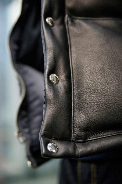 ザ リアルマッコイズ MJ22119 DEERSKIN DOWN VEST ディアスキン ザ リアルマッコイズ MJ22119 DEERSKIN DOWN VEST ディアスキン