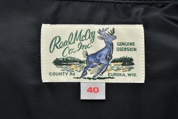 ザ リアルマッコイズ MJ22119 DEERSKIN DOWN VEST ディアスキン