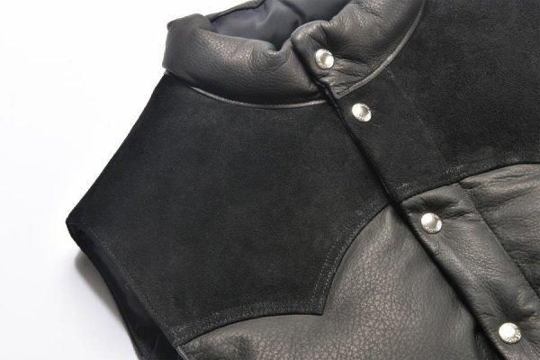 ザ リアルマッコイズ MJ22119 DEERSKIN DOWN VEST ディアスキン ザ リアルマッコイズ MJ22119 DEERSKIN DOWN VEST ディアスキン