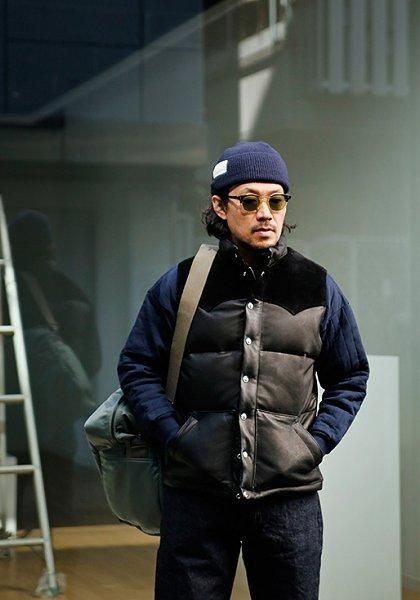 ザ リアルマッコイズ MJ22119 DEERSKIN DOWN VEST ディアスキン ザ リアルマッコイズ MJ22119 DEERSKIN DOWN VEST ディアスキン