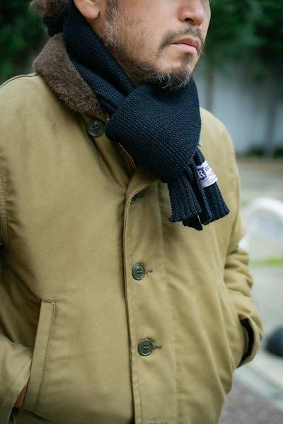 ザ リアルマッコイズ MA24103 SCARF, WOOL-KNIT ウールマフラー ザ リアルマッコイズ MA24103 SCARF, WOOL-KNIT ウールマフラー