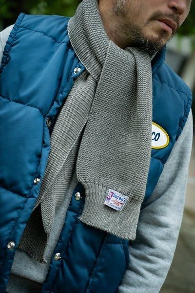 ザ リアルマッコイズ MA24103 SCARF, WOOL-KNIT ウールマフラー ザ リアルマッコイズ MA24103 SCARF, WOOL-KNIT ウールマフラー