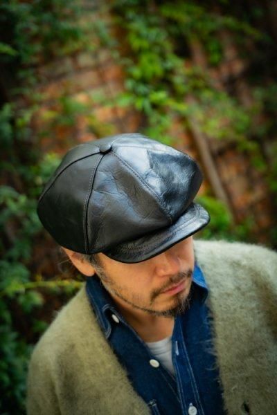 ザ リアルマッコイズ MA24108 HORSEHIDE NEWSBOY CAP ニュース ザ リアルマッコイズ MA24108 HORSEHIDE NEWSBOY CAP ニュース