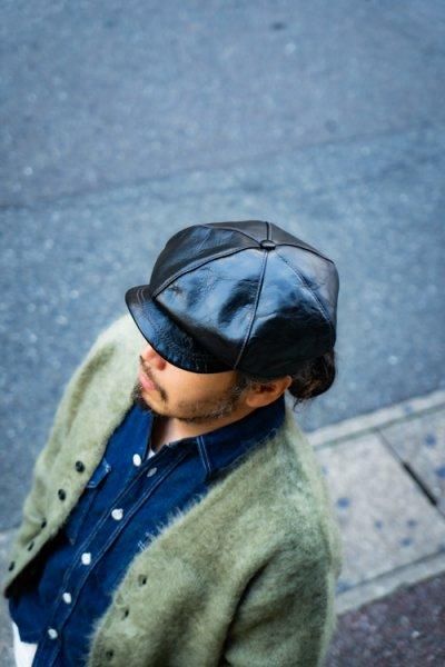 ザ リアルマッコイズ MA24108 HORSEHIDE NEWSBOY CAP ニュース ザ リアルマッコイズ MA24108 HORSEHIDE NEWSBOY CAP ニュース