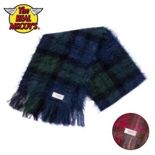  ꥢޥå MA24107 PLAID PATTERN MOHAIR SCARF إ ޥե顼 THE REAL McCOY'S 2024ǯ