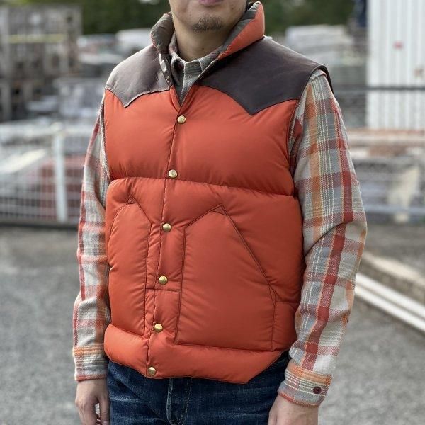 ウエアハウス×ロッキーマウンテン NYLON DOWN VEST ナイロン ウエアハウス×ロッキーマウンテン NYLON DOWN VEST ナイロン