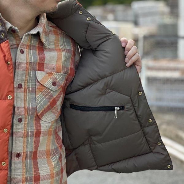 ウエアハウス×ロッキーマウンテン NYLON DOWN VEST ナイロン ウエアハウス×ロッキーマウンテン NYLON DOWN VEST ナイロン