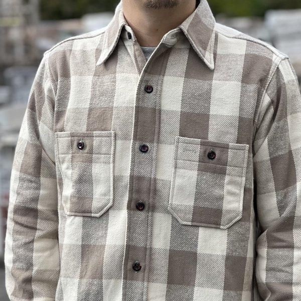 ウエアハウス 3104 A柄 FLANNEL SHIRTS フランネルシャツ 長袖