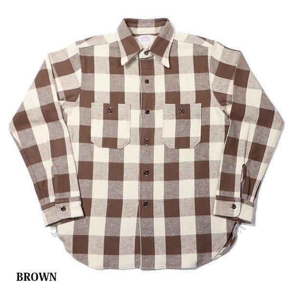 ウエアハウス 3104 A柄 FLANNEL SHIRTS フランネルシャツ 長袖