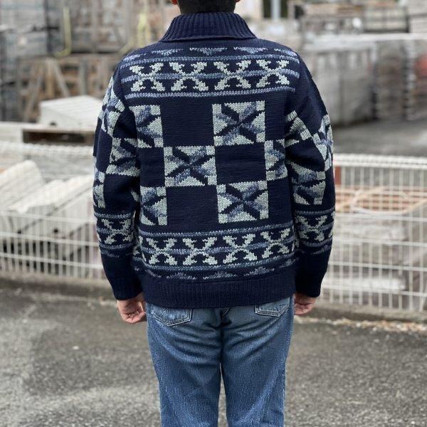 フェローズ 24W-PNS-CARDIGAN ハンドメイドニットセーター