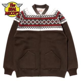  ꥢޥå MC24112 PRICE PRINTED SNOW PATTERN F/Z SWEATSHIRT THE REAL McCOY'S 2024ǯ