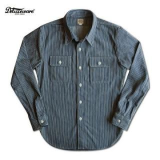 [ͽ]ǥå HV-01 HICKORY NEL SHIRT ҥå꡼ եͥ륷 DELUXEWARE 2025ǯղƿ