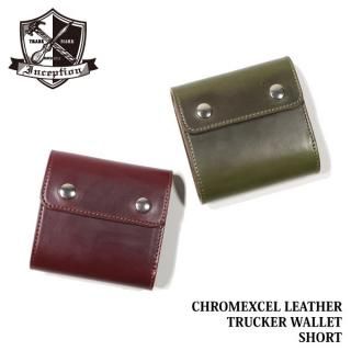 󥻥ץ IPW-11 CHROMEXCEL LEATHER TRUCKER WALLET SHORT २쥶 ȥåå 硼 INCEPTION