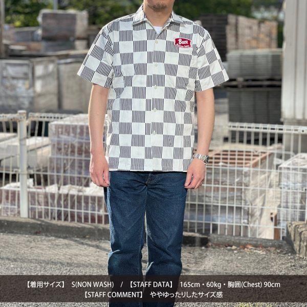 ザ リアルマッコイズ BS25002 BUCO STRIPED-CHECKERED SHIRT S/S