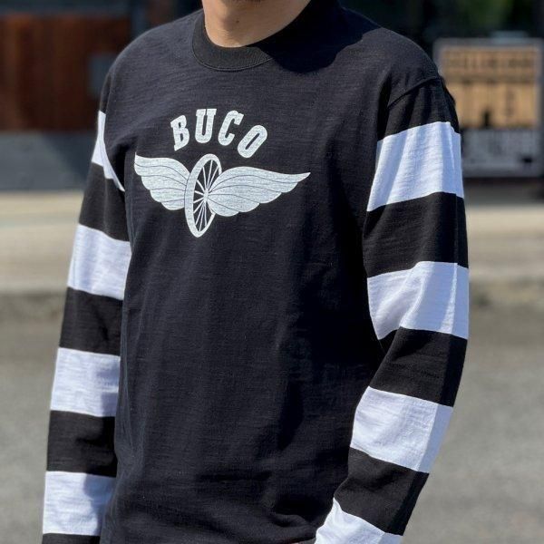 リアルマッコイズ　ブコ　BUCO　長袖　Tシャツ　42　L　黒　ブラック リアルマッコイズ/BUCO BC23004 BUCO L/S TEE THIS IS AN