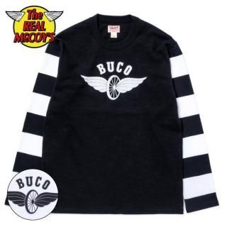 <img class='new_mark_img1' src='https://img.shop-pro.jp/img/new/icons14.gif' style='border:none;display:inline;margin:0px;padding:0px;width:auto;' /> ꥢޥå BC25001 BUCO STRIPED SLEEVE TEE / FLYING WHEEL ĹµT THE REAL McCOY'S 2025ǯ