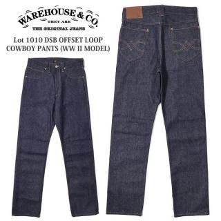 ϥ DEAD STOCK BLUE 1010 DSB OFFSET LOOP COWBOY PANTS WW II MODEL 兩 WAREHOUSE 2025ǯ